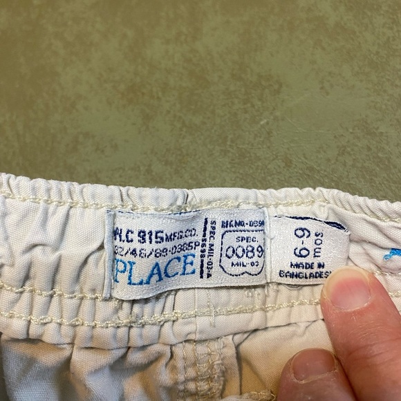 Bundle of boy infant 6-12 months shorts elastic waist set of four shorts - Picture 8 of 13